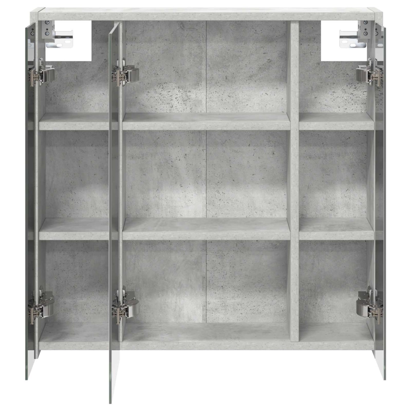 Badkamer spiegelkast Beton Grijs 63,5 x 16 x 62,5 cm