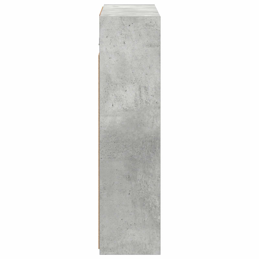 Badkamer spiegelkast Beton Grijs 63,5 x 16 x 62,5 cm