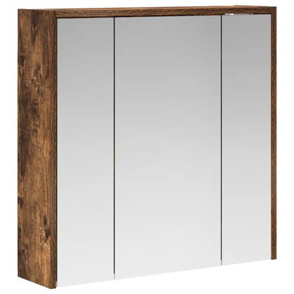 Badkamer spiegelkast Gerookt eiken 63,5 x 16 x 62,5 cm