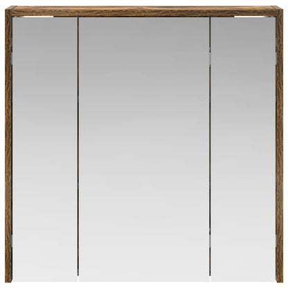 Badkamer spiegelkast Gerookt eiken 63,5 x 16 x 62,5 cm