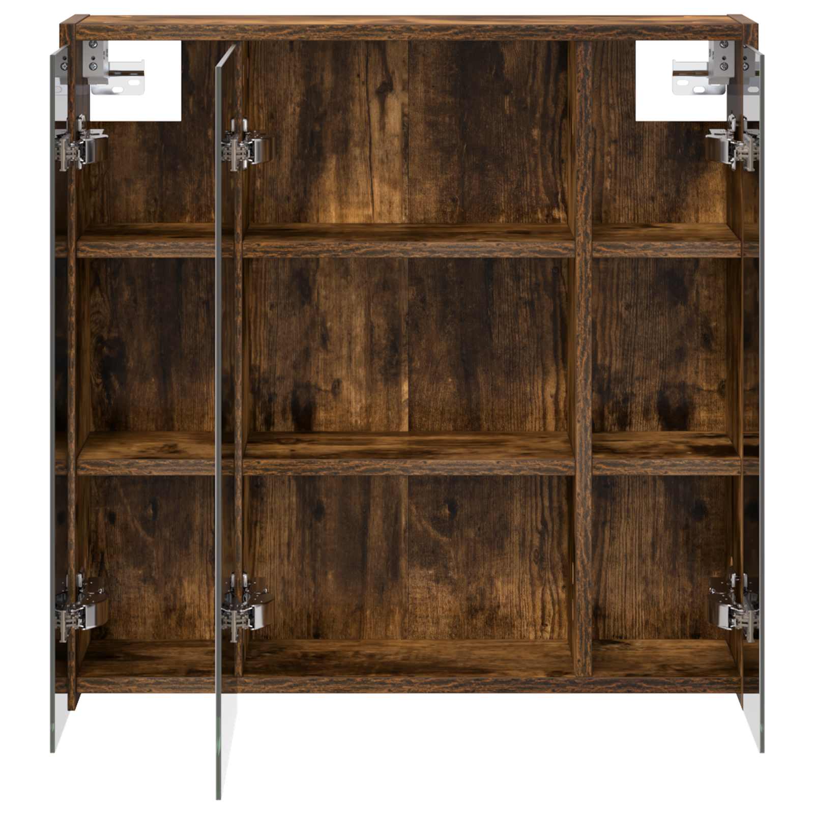 Badkamer spiegelkast Gerookt eiken 63,5 x 16 x 62,5 cm