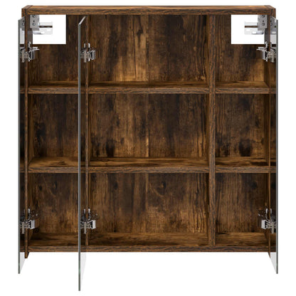 Badkamer spiegelkast Gerookt eiken 63,5 x 16 x 62,5 cm