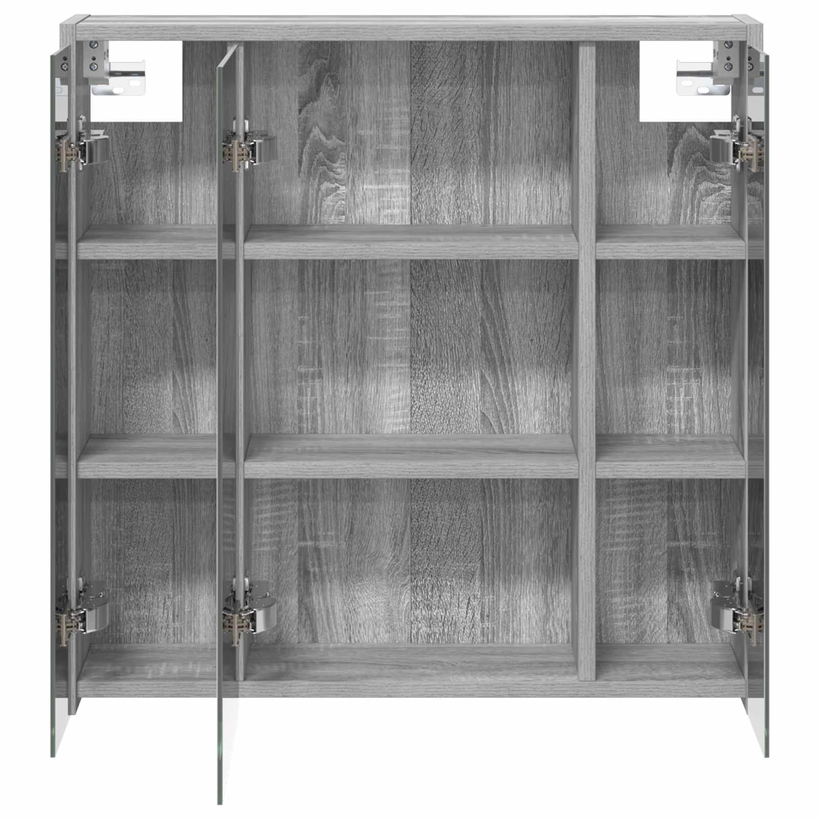 Badkamer spiegelkast Grijs Sonoma 63,5 x 16 x 62,5 cm