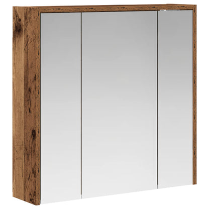Badkamer spiegelkast Oudhout 63,5 x 16 x 62,5 cm Bewerkt hout