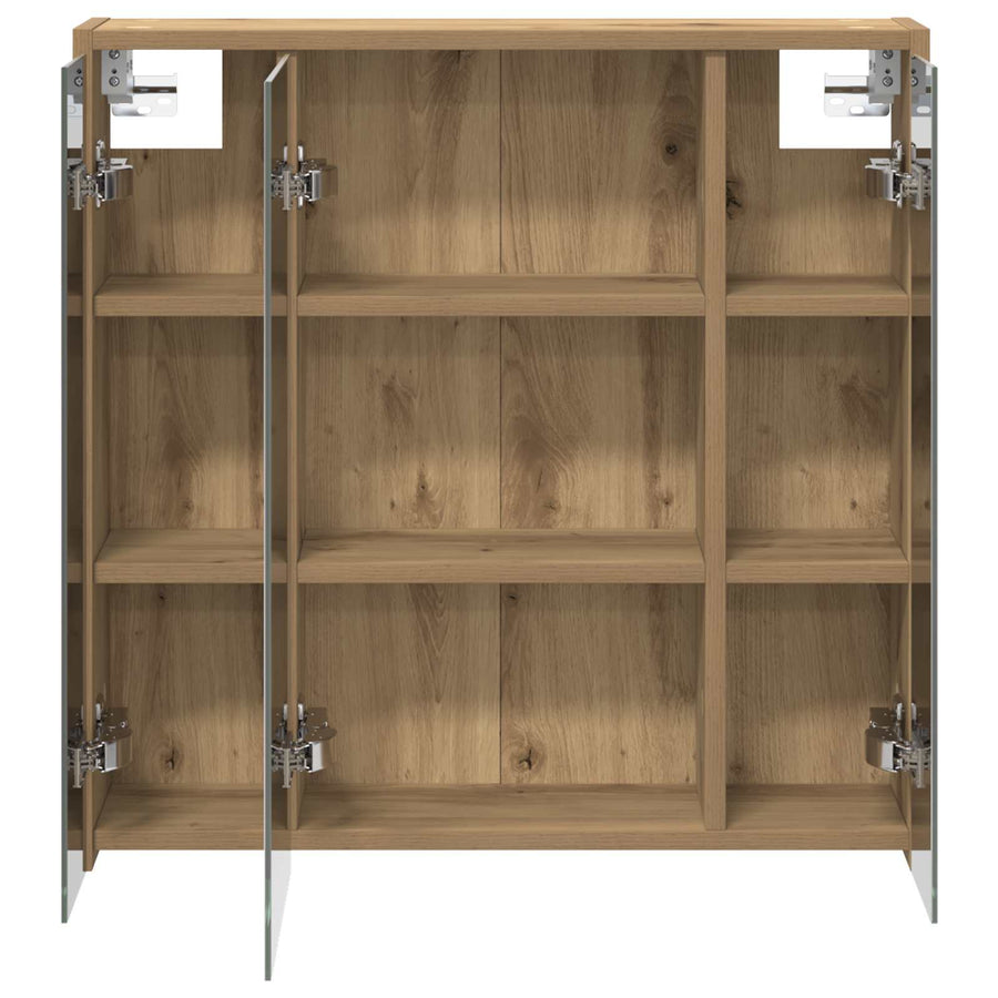 Badkamer spiegelkast Ambachtelijk eiken 63,5 x 16 x 62,5 cm