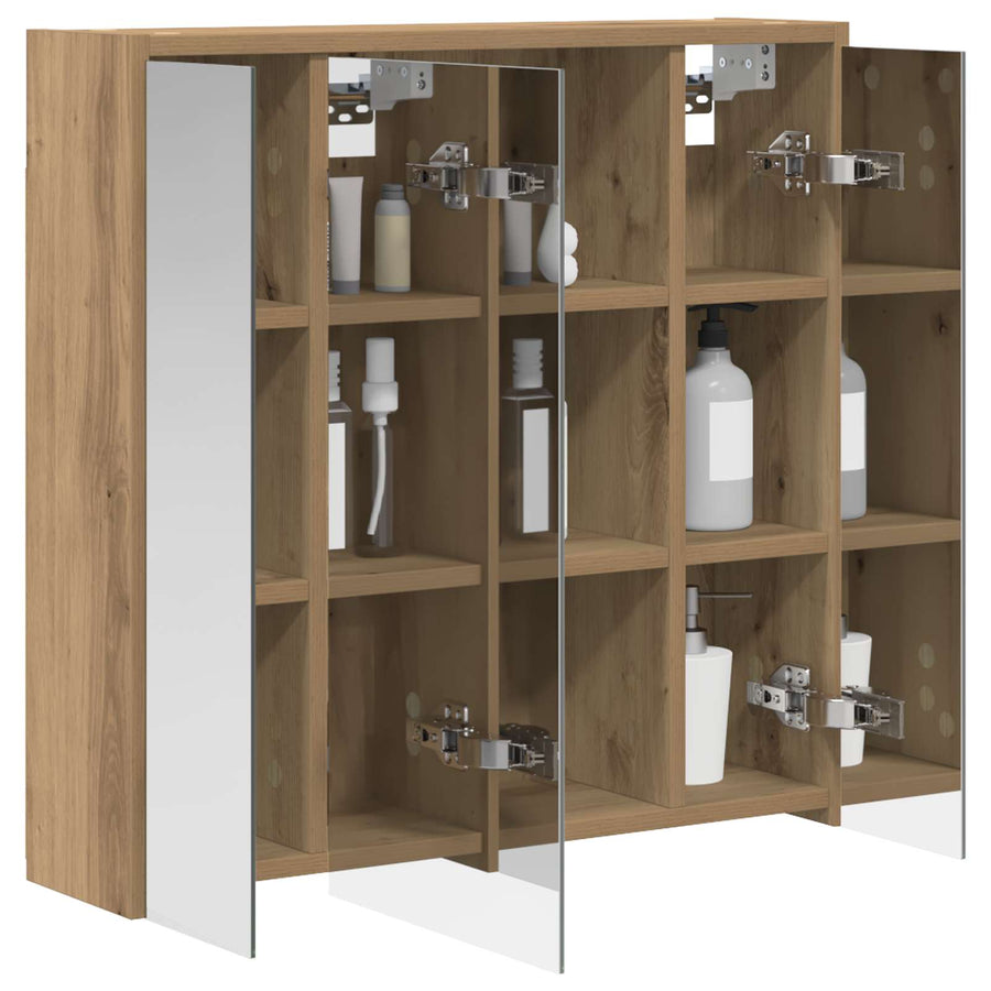Badkamer spiegelkast Ambachtelijk eiken 63,5 x 16 x 62,5 cm