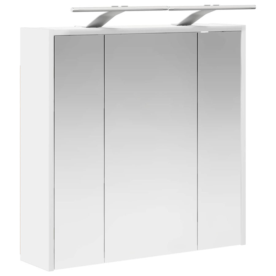 Badkamer spiegelkast voor Wit 63,5 x 16 x 62,5 cm Bewerkt hout