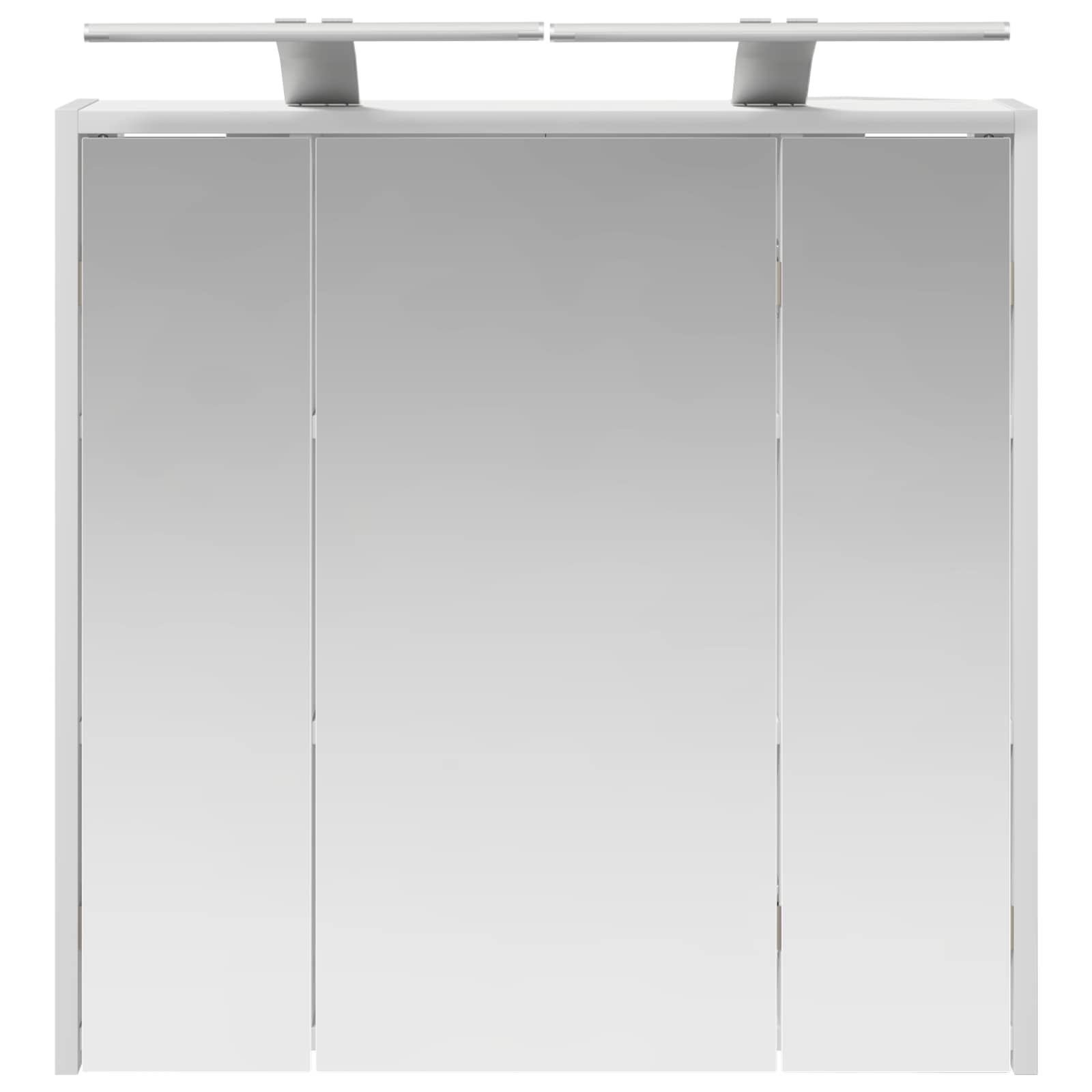 Badkamer spiegelkast voor Wit 63,5 x 16 x 62,5 cm Bewerkt hout