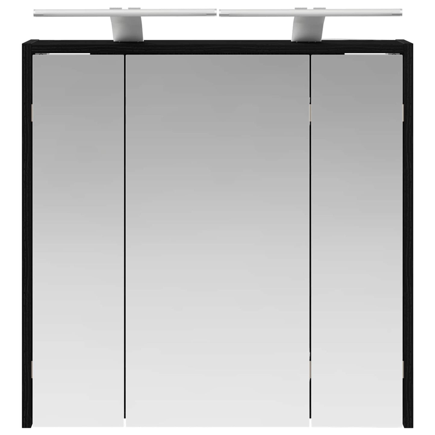 Badkamer spiegelkast Zwart Eiken 63,5 x 16 x 62,5 cm