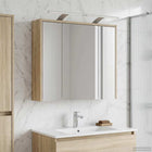 Badkamer spiegelkast Sonoma eiken 63,5x16x62,5 cm