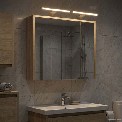 Badkamer spiegelkast Sonoma Eiken 63,5 x 16 x 62,5 cm