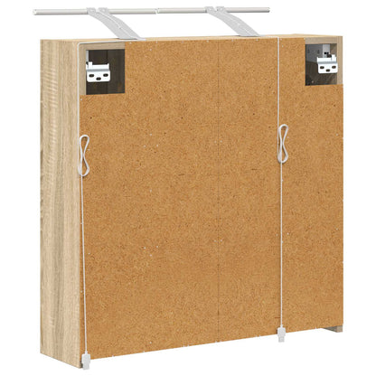 Badkamer spiegelkast Sonoma Eiken 63,5 x 16 x 62,5 cm