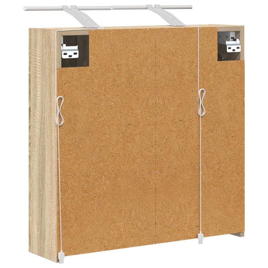 Badkamer spiegelkast Sonoma Eiken 63,5 x 16 x 62,5 cm