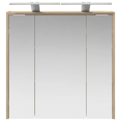 Badkamer spiegelkast Sonoma Eiken 63,5 x 16 x 62,5 cm