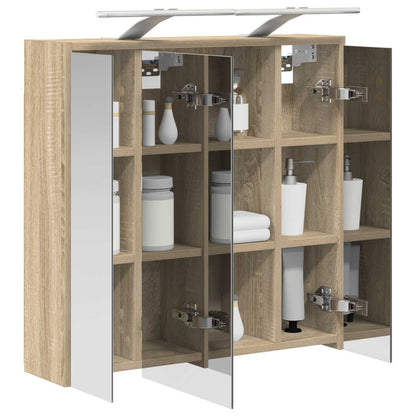 Badkamer spiegelkast Sonoma Eiken 63,5 x 16 x 62,5 cm