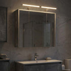 Badkamer spiegelkast beton grijs 63,5x16x62,5 cm