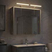Badkamer spiegelkast beton grijs 63,5x16x62,5 cm