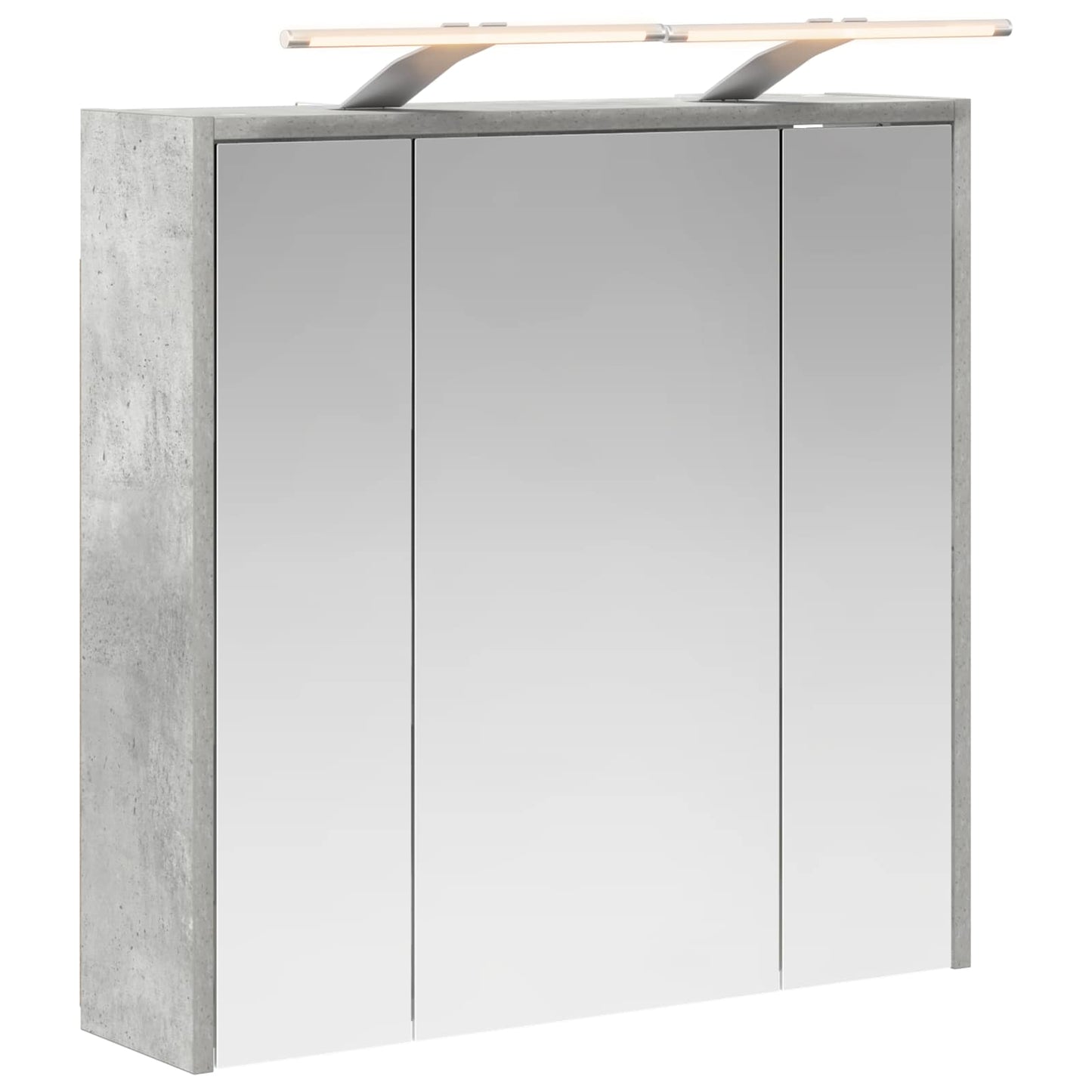 Badkamer spiegelkast Beton Grijs 63,5 x 16 x 62,5 cm