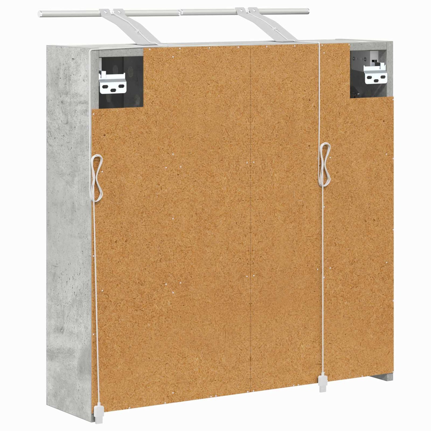Badkamer spiegelkast Beton Grijs 63,5 x 16 x 62,5 cm