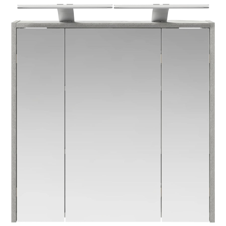 Badkamer spiegelkast Beton Grijs 63,5 x 16 x 62,5 cm
