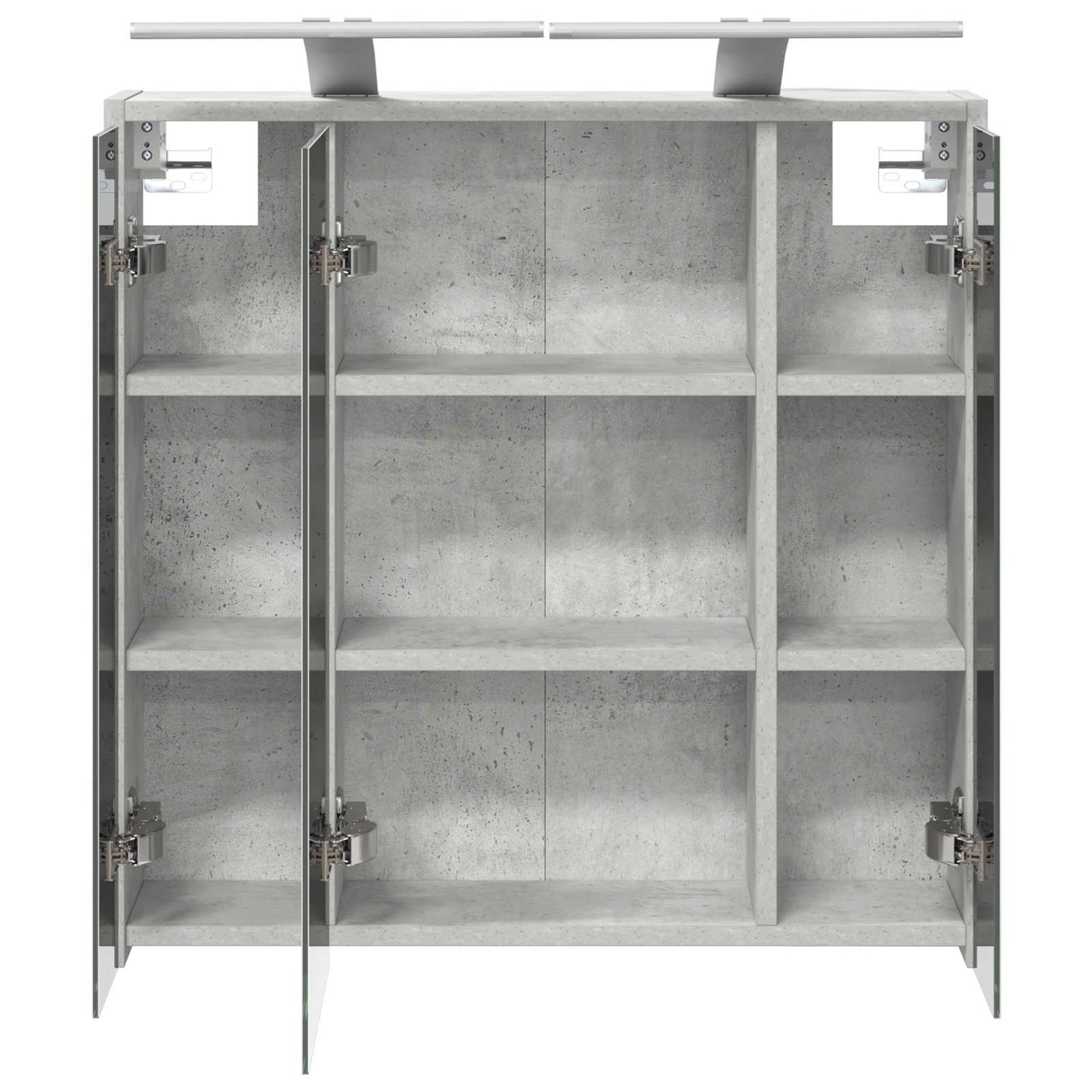 Badkamer spiegelkast Beton Grijs 63,5 x 16 x 62,5 cm