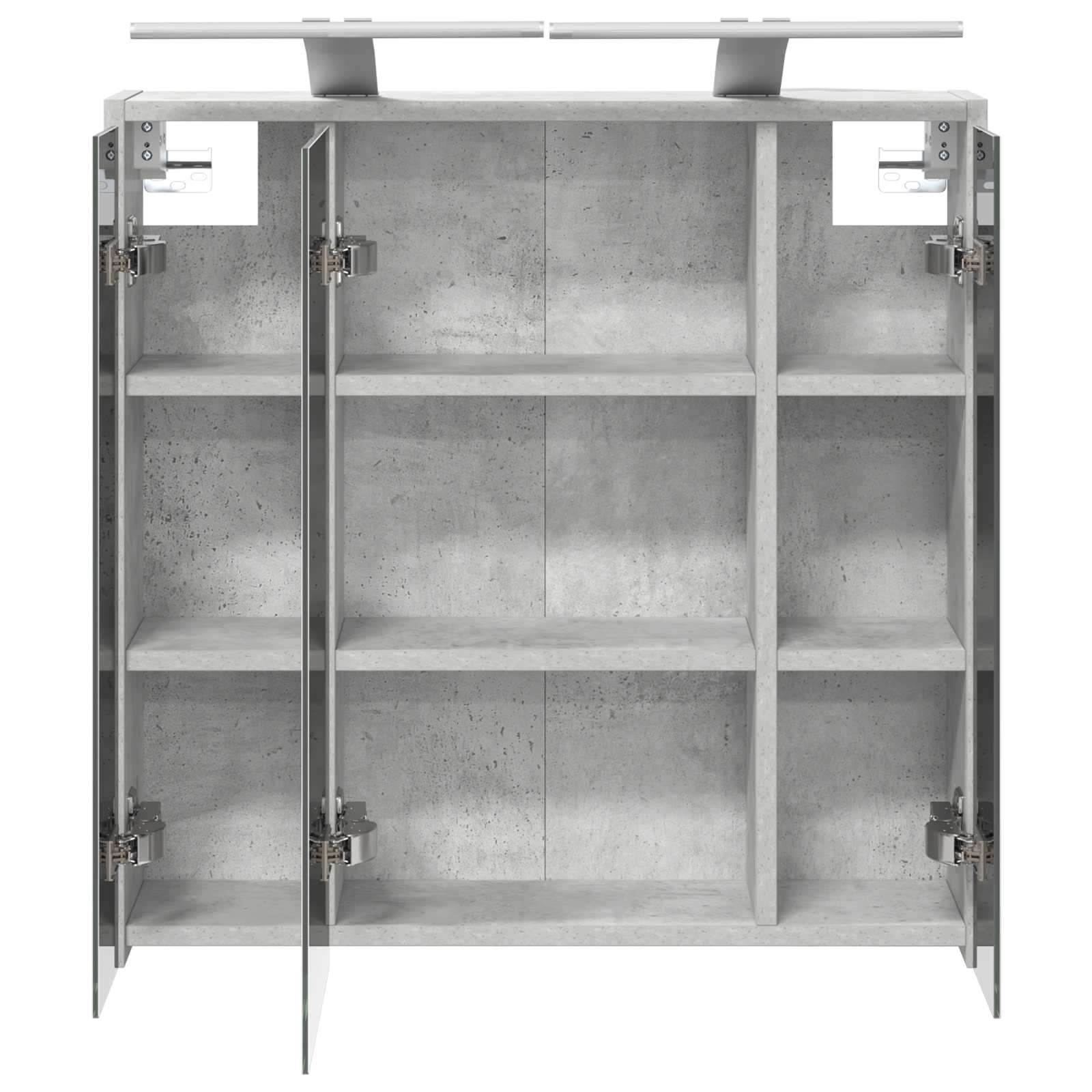 Badkamer spiegelkast Beton Grijs 63,5 x 16 x 62,5 cm