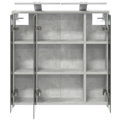 Badkamer spiegelkast Beton Grijs 63,5 x 16 x 62,5 cm