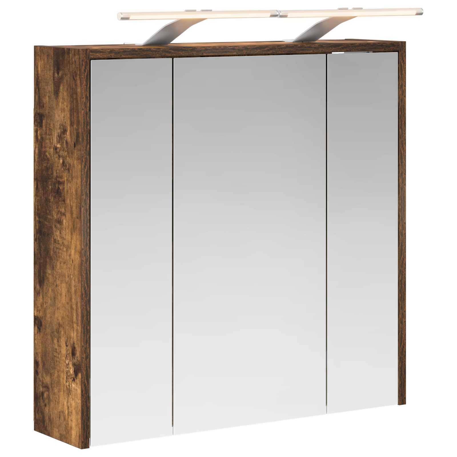 Badkamer spiegelkast Gerookt eiken 63,5 x 16 x 62,5 cm