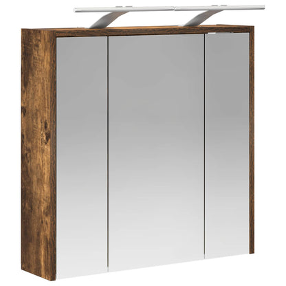 Badkamer spiegelkast Gerookt eiken 63,5 x 16 x 62,5 cm