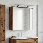 Badkamer spiegelkast 63,5x16x62,5 cm oudhout