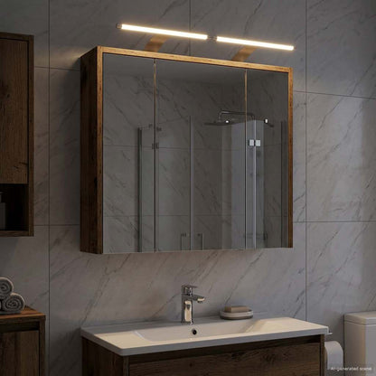 Badkamer spiegelkast Oudhout 63,5 x 16 x 62,5 cm Bewerkt hout