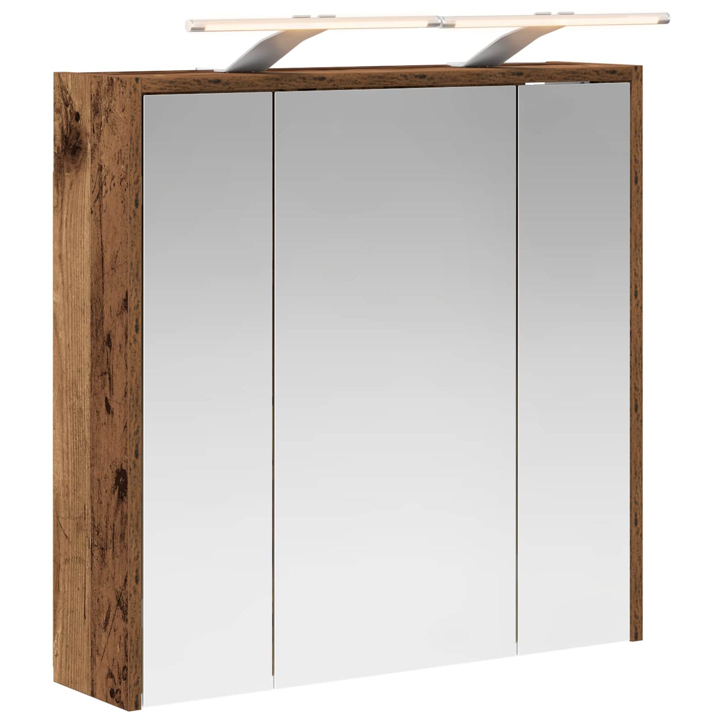 Badkamer spiegelkast Oudhout 63,5 x 16 x 62,5 cm Bewerkt hout