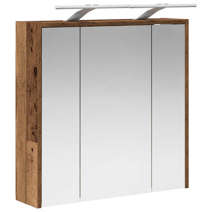 Badkamer spiegelkast Oudhout 63,5 x 16 x 62,5 cm Bewerkt hout