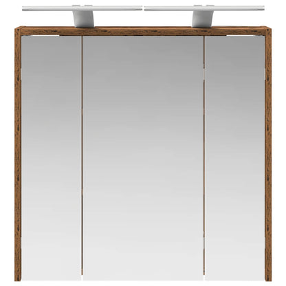 Badkamer spiegelkast Oudhout 63,5 x 16 x 62,5 cm Bewerkt hout