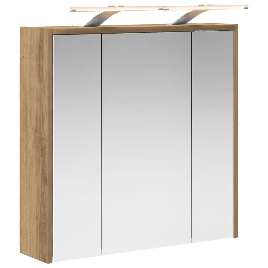 Badkamer spiegelkast Ambachtelijk eiken 63,5 x 16 x 62,5 cm