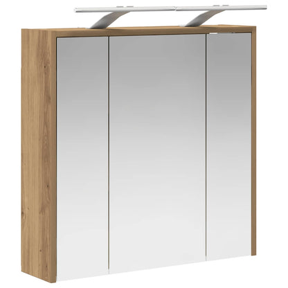 Badkamer spiegelkast Ambachtelijk eiken 63,5 x 16 x 62,5 cm
