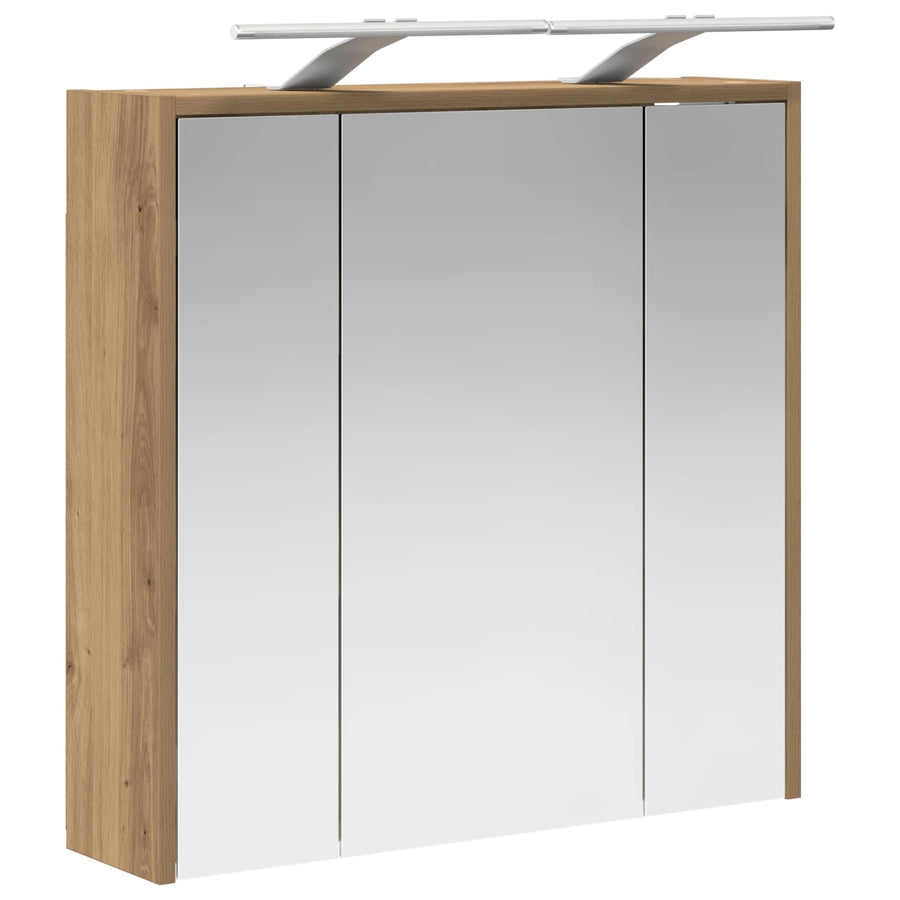 Badkamer spiegelkast Ambachtelijk eiken 63,5 x 16 x 62,5 cm