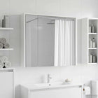 Badkamer spiegelkast 73,5x16x62,5 cm wit bewerkt hout