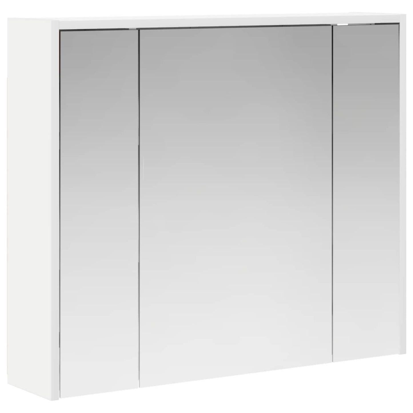 Badkamer spiegelkast voor Wit 73,5 x 16 x 62,5 cm Bewerkt hout