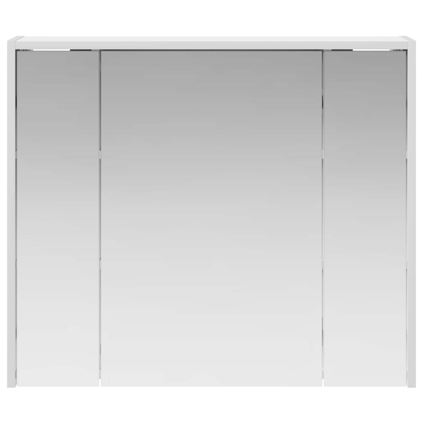 Badkamer spiegelkast voor Wit 73,5 x 16 x 62,5 cm Bewerkt hout