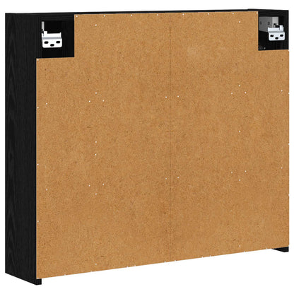 Badkamer spiegelkast Zwart Eiken 73,5 x 16 x 62,5 cm