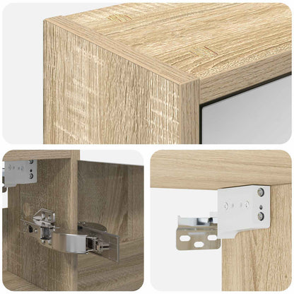 Badkamer spiegelkast Sonoma Eiken 73,5 x 16 x 62,5 cm