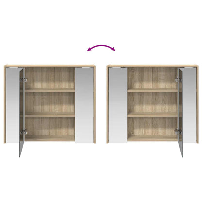 Badkamer spiegelkast Sonoma Eiken 73,5 x 16 x 62,5 cm