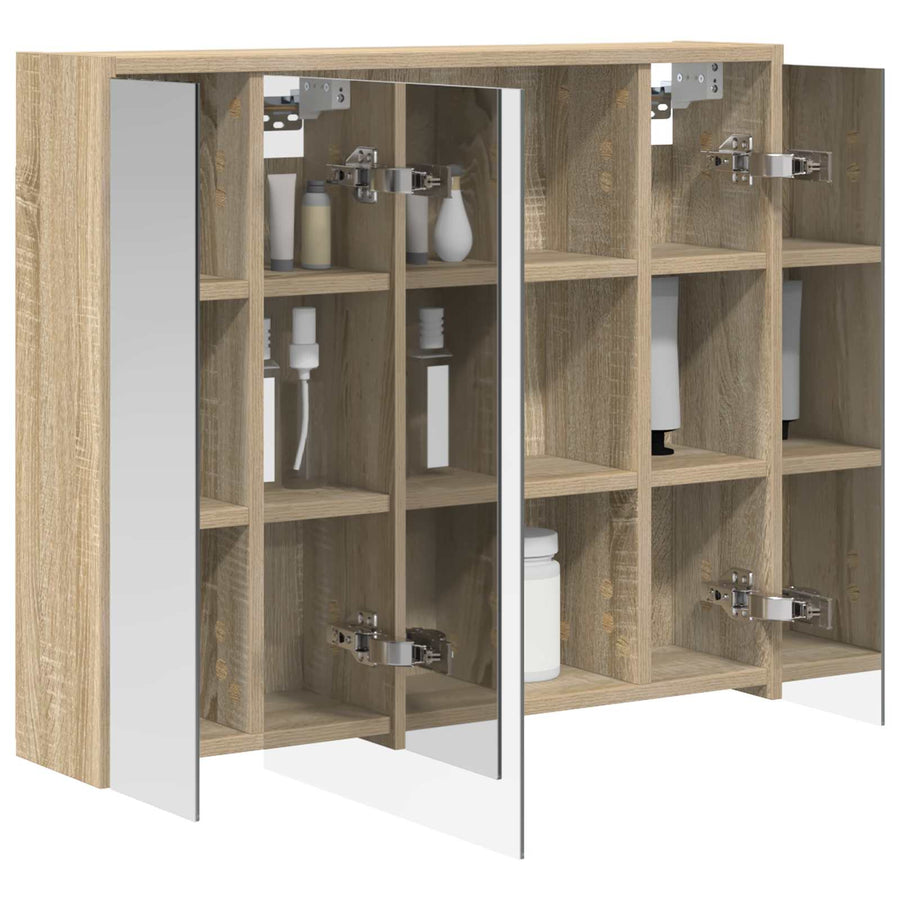 Badkamer spiegelkast Sonoma Eiken 73,5 x 16 x 62,5 cm