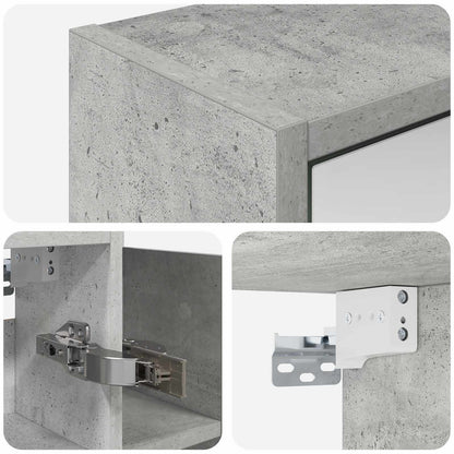 Badkamer spiegelkast Beton Grijs 73,5 x 16 x 62,5 cm