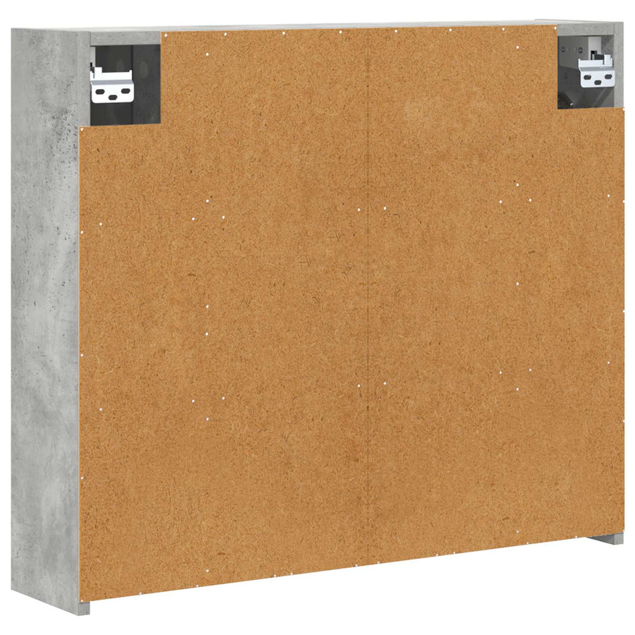 Badkamer spiegelkast Beton Grijs 73,5 x 16 x 62,5 cm
