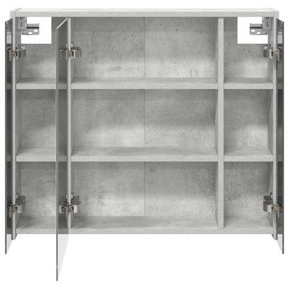 Badkamer spiegelkast Beton Grijs 73,5 x 16 x 62,5 cm