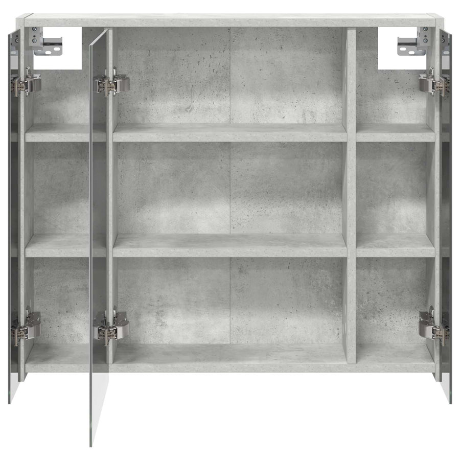 Badkamer spiegelkast Beton Grijs 73,5 x 16 x 62,5 cm