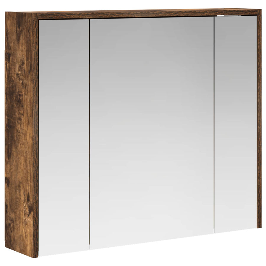 Badkamer spiegelkast Gerookt eiken 73,5 x 16 x 62,5 cm