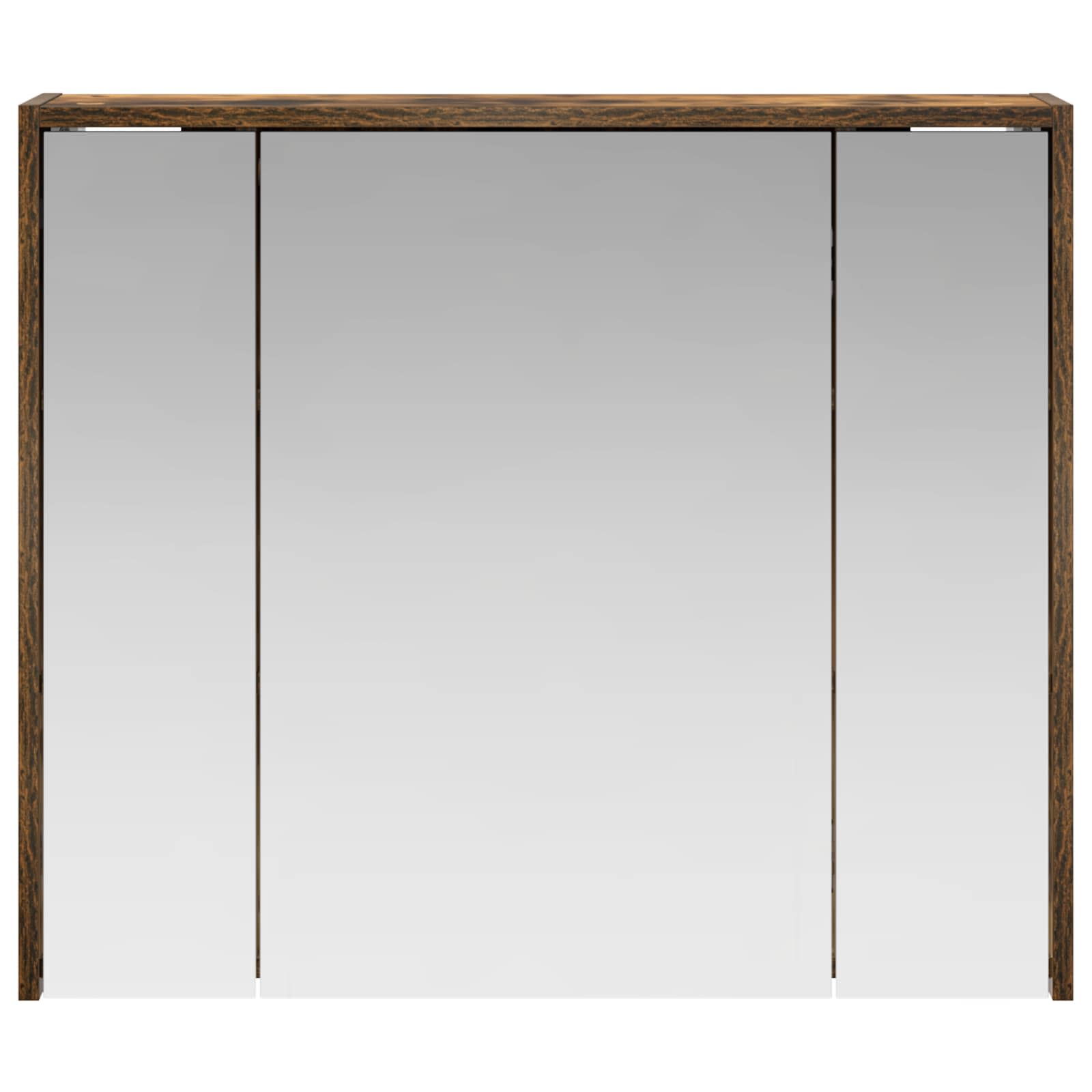 Badkamer spiegelkast Gerookt eiken 73,5 x 16 x 62,5 cm